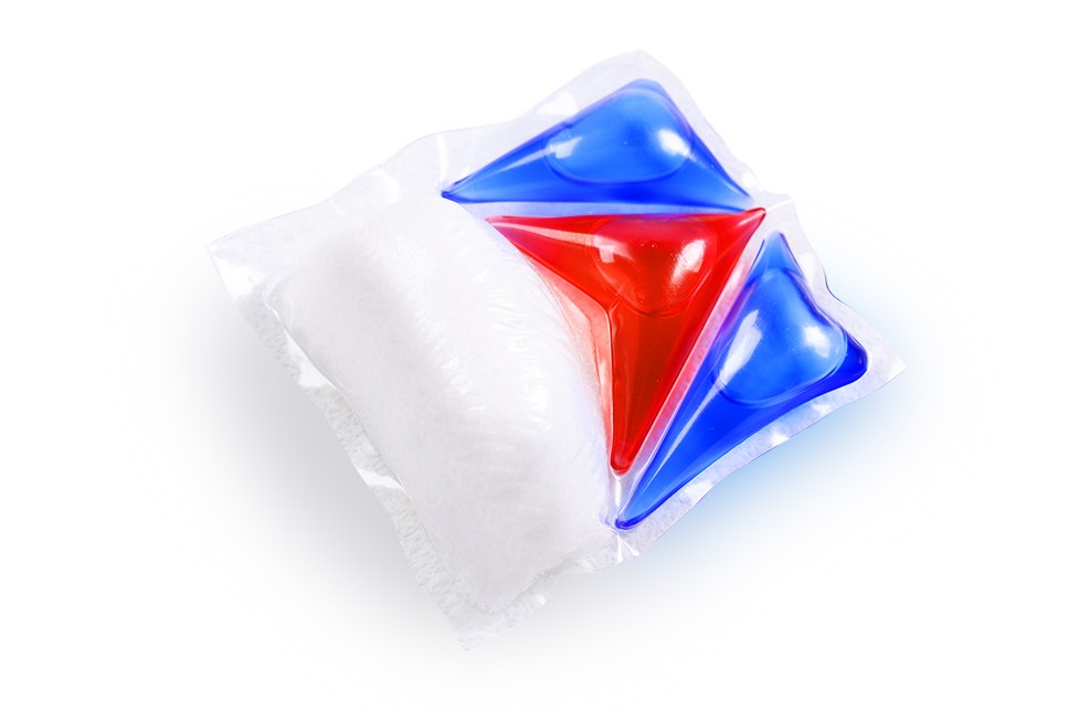 dual powder dishwasher pods