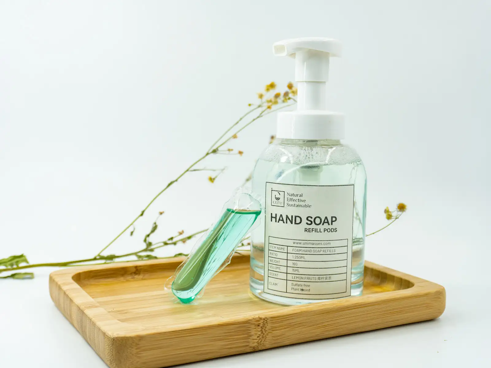 Hand Soap Refill Capsules Foaming hand wash refills for private label